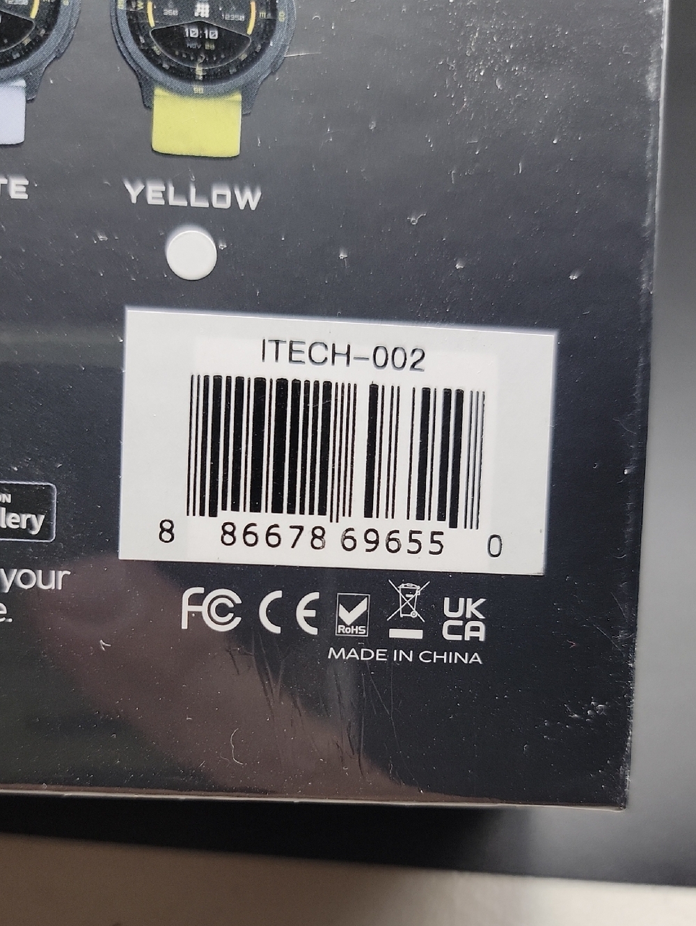 NEW Invicta I-Tech 2 Smartwatch Bright Yellow Silicone Band and Black Case 46mm - Picture 5 of 5